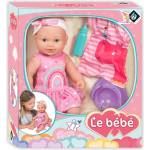 LOKO Toys LT Пишкаща кукла Le Bebe 40 см. с гърне и дрешка