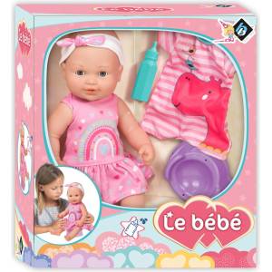 LOKO Toys LT Пишкаща кукла Le Bebe 40 см. с гърне и дрешка