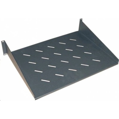 Eurocase Pevná dierovaná polica 2U 19", hĺbka 450mm RGA-5-450