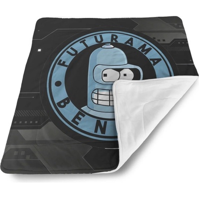 Sablio Detská deka pre bábätko Futurama Bender Technology