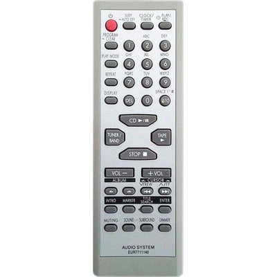 съвместим Panasonic eur7711140 - заместител дистанционно управление (eur7711140)