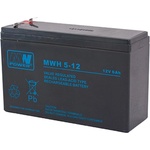 MW Power Акумулаторна батерия MW MWH 5-12L, 12V, 6Ah, AGM, F1/F2 конектори (MWH 5-12L)