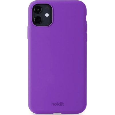 Holdit Калъф Holdit - Silicone, iPhone 11/XR, тъмнолилав (7330985156045)