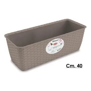 Stefanplast - Сандъче за цветя Natural Line 40 см - беж (73707)