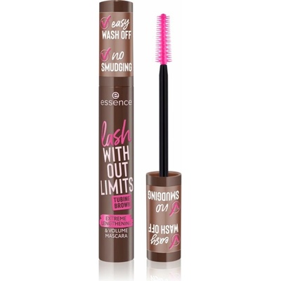 essence lash WITHOUT LIMITS TUBING objemová a predlžujúca riasenka Faux Real 13 ml