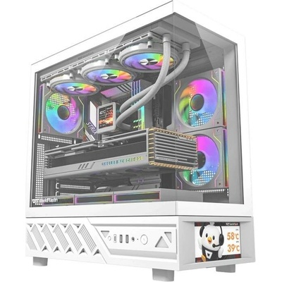 darkFlash DS950V White + 6 fans