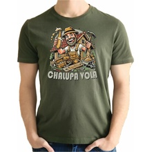 Fajntričko tričko Chalupa volá, sv. khaki
