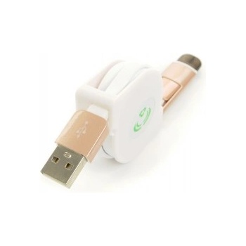 Accura ACC2098 micro USB / Lightning, 1m, bílý