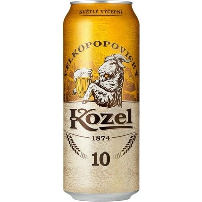 Kozel Světlý 10° 0,5 l (plech)
