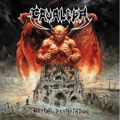 Cavalera - Bestial Devastation (Transparent Orange with Red/Black Splatter Coloured) (LP) (4065629681456)
