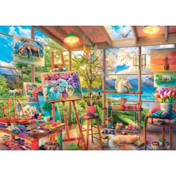 Dino - Puzzle Painting studio - 2 000 piese