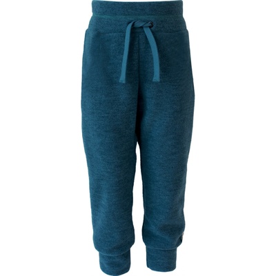 Crawler Merino tepláky vysoký pas dětské Petrolejový melír