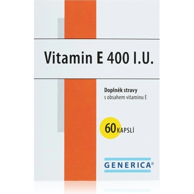 Generica Vitamin E 400 I.U. kapsuly s Vitamínom E 60 cps