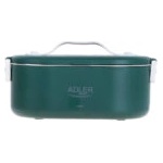 Adler Електрическа кутия за обяд Adler AD-4522, 800 ml, До 70°C, Стоманен съд за храна, 5L термо чанта - Зелен (AD-4522) - technomani