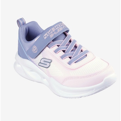Skechers svietiaca detská obuv ružovo-fialová