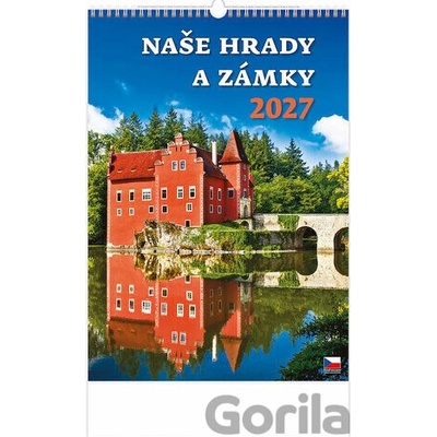 Naše hrady a zámky nástěnný Helma 2027