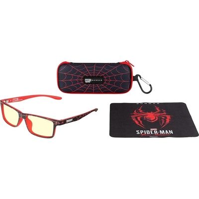 Gunnar optics Детски компютърни очила GUNNAR Cruz, Spider-Man Miles Morales Edition, Amber (CRU-10913)