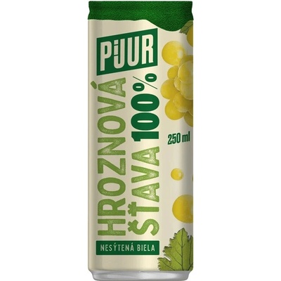 VIAJUR 100% Hroznová šťava biela mušt 0,25 l