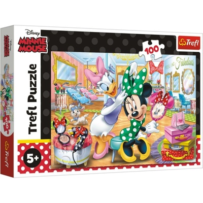 Trefl Minnie Disney v salónu krásy 41x27,5cm 100 dílků