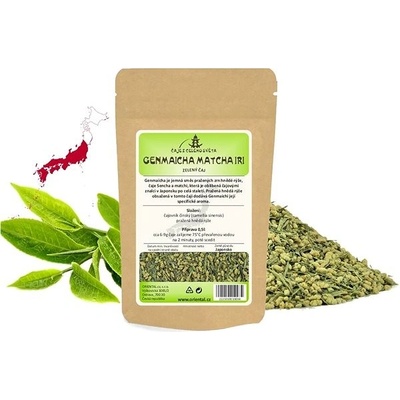 ORIENTAL Zelený čaj Japan Genmaicha Matcha Iri 1 kg