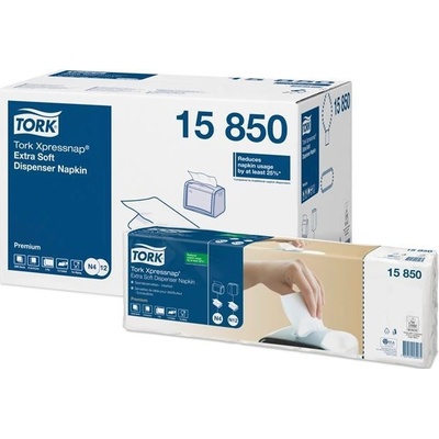 Tork Servítka do zásobníka 2-vrstvová 21,3x16,5cm N4 systém Premium Xpressnap Extr