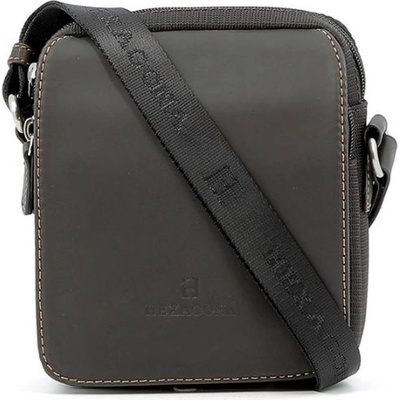 Hexagona Nantes pánská kožená Crossbody hnědá 299176 2200 hnědá