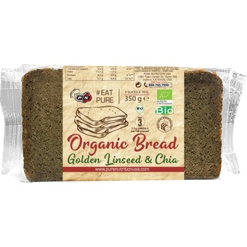 Image 1 of PURE Nutrition USA Organic Goldenseed and Chia Bread [350 грама]