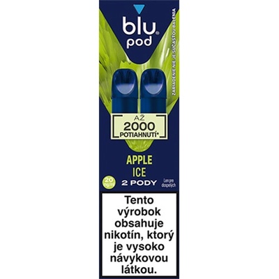 Blu Bar Pod cartridge Apple Ice 2 x 2ml 20 mg