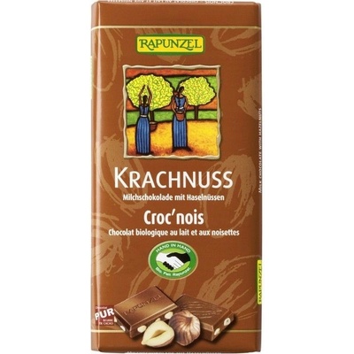 Rapunzel Bio fair trade mléčna s lískovými oříšky 100 g