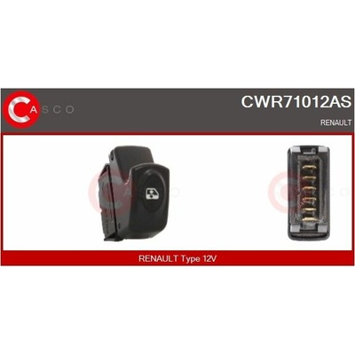 Spínač, zvedací zařízení oken CASCO CWR71012AS