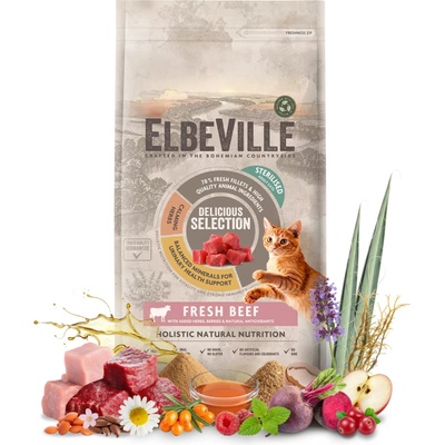 ELBEVILLE Cat Sterilised Fresh Beef 4,8 kg