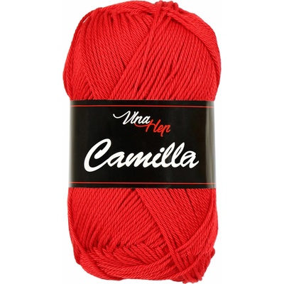 Vlna-hep Příze Camilla - bavlna Camilla: NOVINKA - 8305 Klasická červená