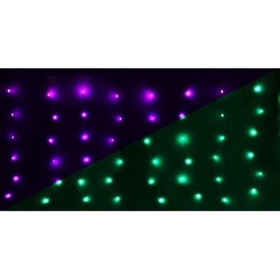 CORTINA osvětlení vánočního stromku OSVĚTLENÍ VÁNOČNÍHO STROMU SVĚTELNÁ ZÁVĚS VNĚJŠÍ/VNITŘNÍ 240 LED 600X60CM S RGB DÁLKOVÝM OVLÁDÁNÍM