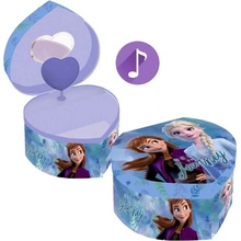 KIDS LICENSING Dětská hrací šperkovnice/box srdíčko DISNEY FROZEN WD21973