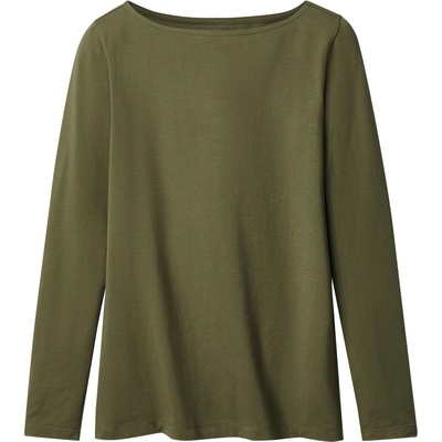 esmara Dámské triko s dlouhými rukávy zelená – Zboží Mobilmania