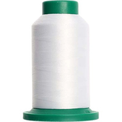 0010 - vyšívacia niť ISACORD RECYCLED Farba: 0010 - hodvábna biela, Veľkosť: 1000