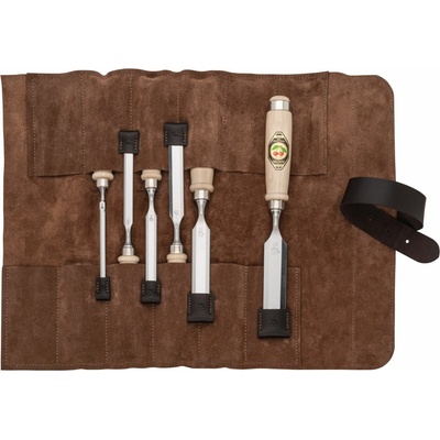 Kirschen Stechbeitelsatz 6-tlg. Ledertasche 6-10-12-16-20-26
