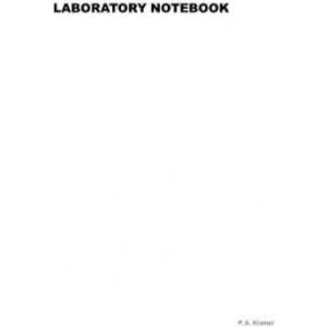 Laboratory Notebook (ISBN: 9781312901988)
