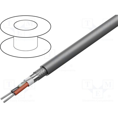 Alpha Wire 86102CY SL001 Xtra Guard Flex 2x26AWG PVC tmavě šedá 300V 305m