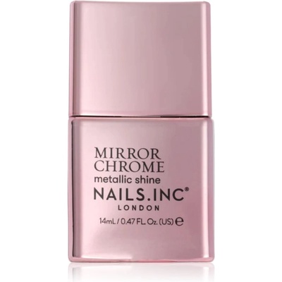 Nails Inc. Nails Inc. Mirror Chrome лак за нокти със силен гланц цвят You're being Chromatic 14ml