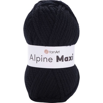 YARNART Alpine Maxi 661 Black Плетива прежда (Alpine Maxi 661)
