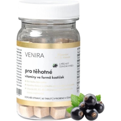 Venira vitamíny pro těhotné ženy 1-3 trimestr maracuja 60 ks