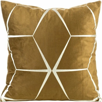 Takoy Zamatová BLINK 28 so striebornou geometrickou potlačou-HF-391033 45 x 45 cm