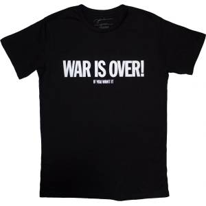 John Lennon War Is Over Black L Риза (JLTS21MB03)