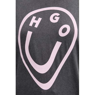 HUGO Blue тениска дамска от памук Oversized_Tee_B (50560783)