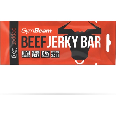 GymBeam Beef Jerky Bar kořeněné 25 g – Sleviste.cz