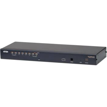 ATEN Altusen 8-портов мултиинтерфейсен (DisplayPort, HDMI, DVI, VGA) KVM превключвател Cat 5 KH1508A (KH1508A)