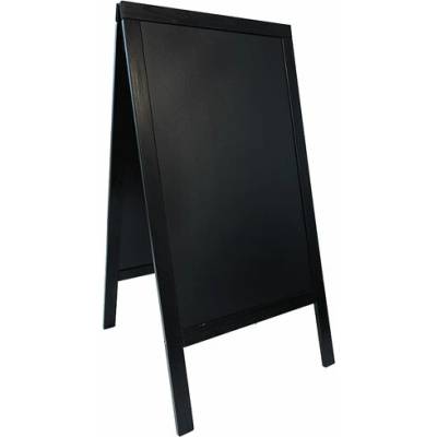 CONTACTO Informační tabule dřevěná 1200 680 mm černá 7696/125