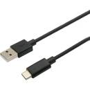 C-Tech CB-USB2C-10B USB 2.0 AM na Type-C (AM/CM), 1m, černý