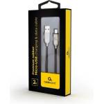 Gembird USB 2.0 A - USB 2.0 micro B M/M кабел за данни 2 м червен Premium rubber CC-USB2R-AMmBM-2M-R (CC-USB2R-AMmBM-2M-R)